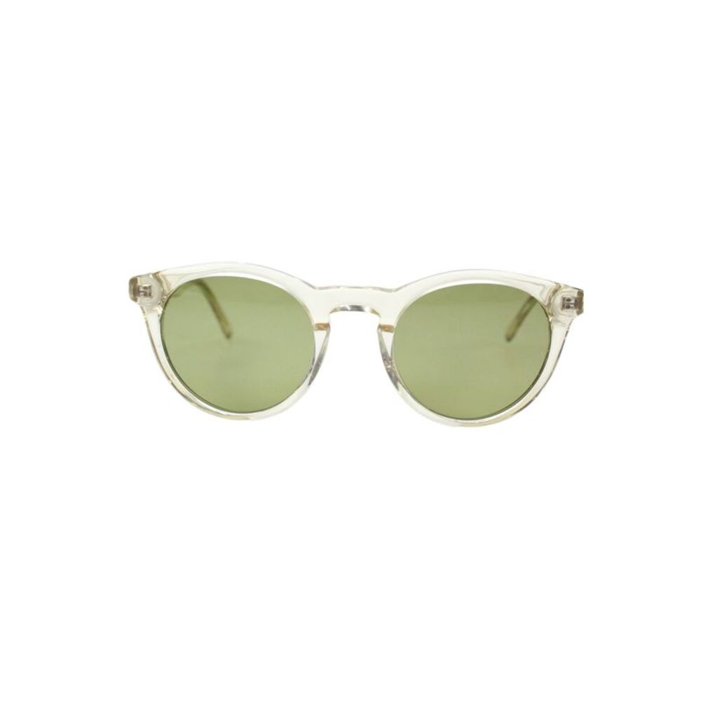 Crap Eyewear Womens The Shake Appeal Polarized Green Clear Sunglasses